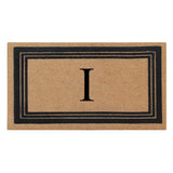 DeHond Classic Border Flocked Monogrammed Doormat 18"X30"