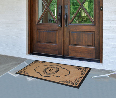 Abrilina Monogrammed Doormat 30"X48"