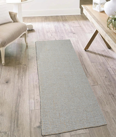 Premium Boucle Jute & Wool Rug (2'.5" X 9' Runner) - DelaraHome