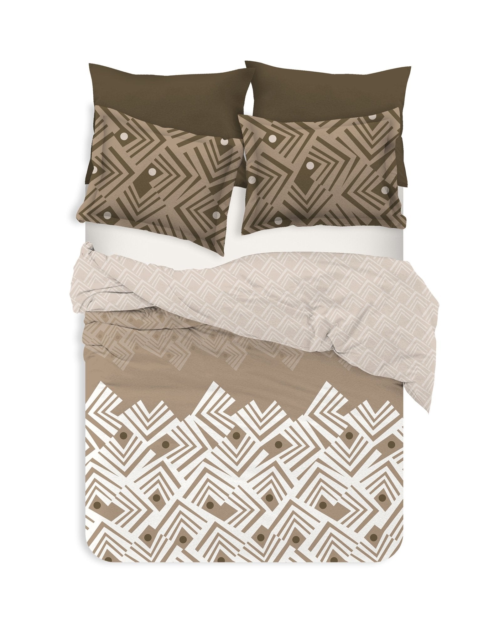 Aztec Organic Cotton Reversible Duvet Set - DelaraHome