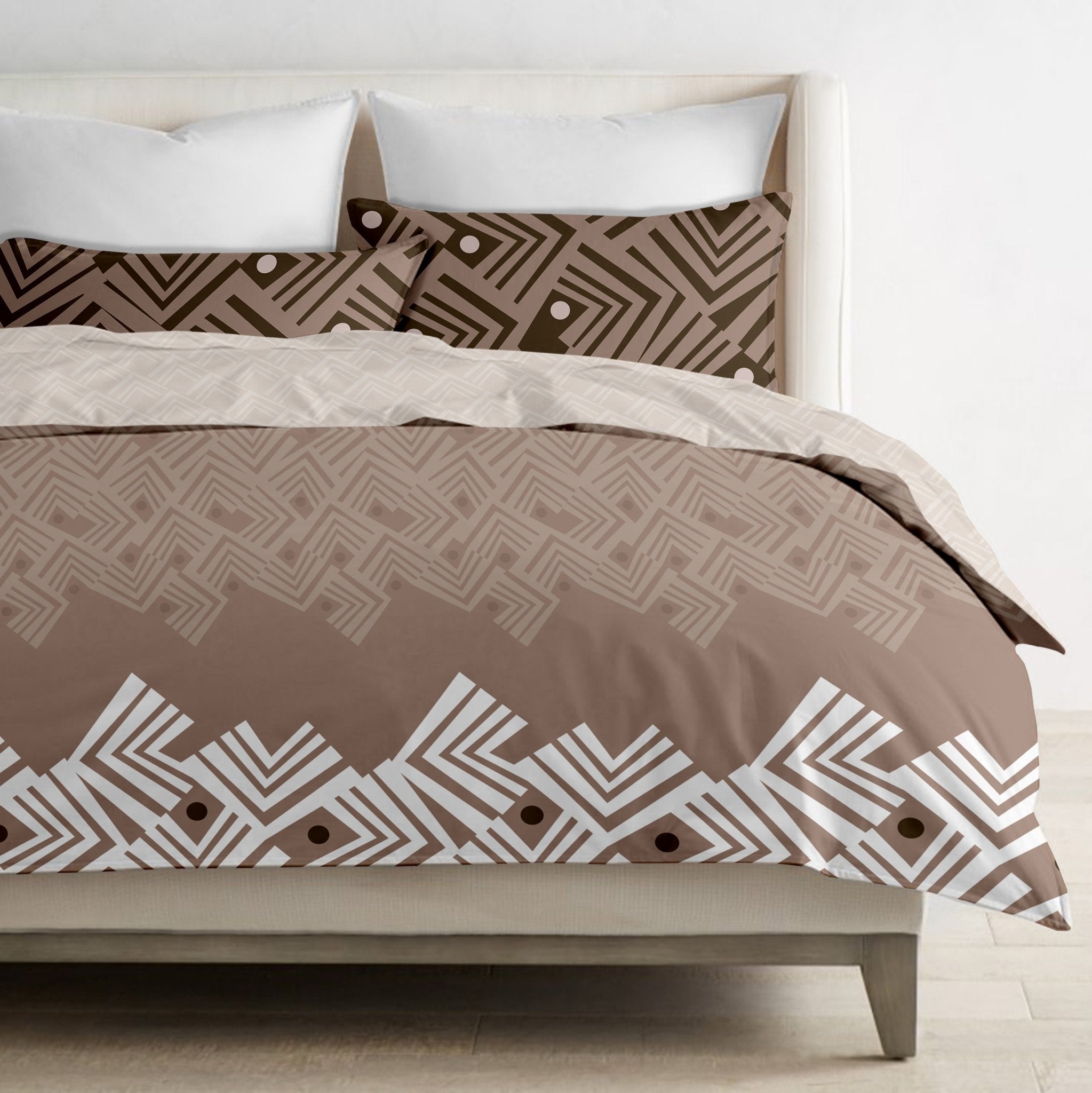 Aztec Organic Cotton Reversible Duvet Set - DelaraHome