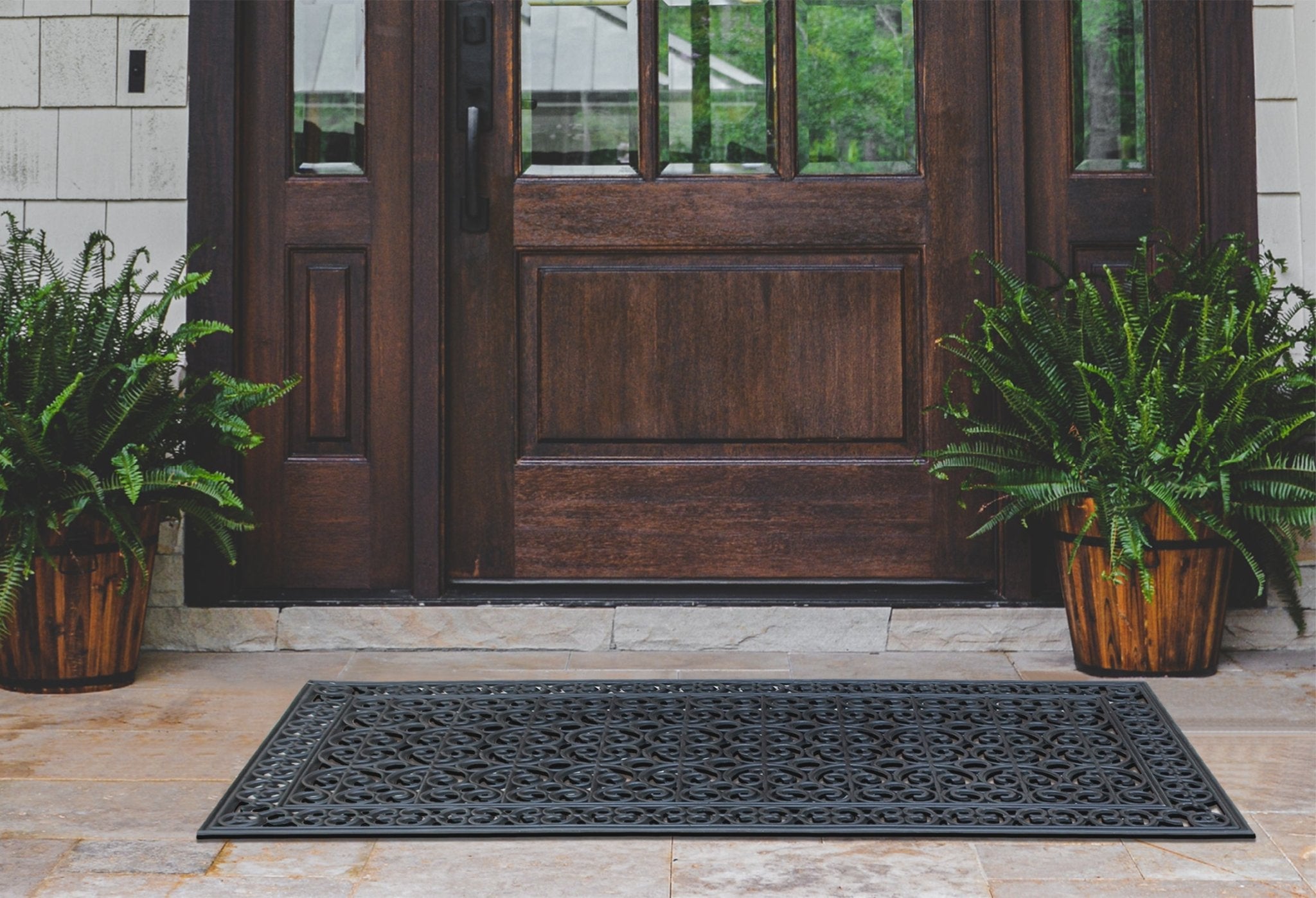 Grandeur Court Large Rubber Doormat 30"X60" - DelaraHome