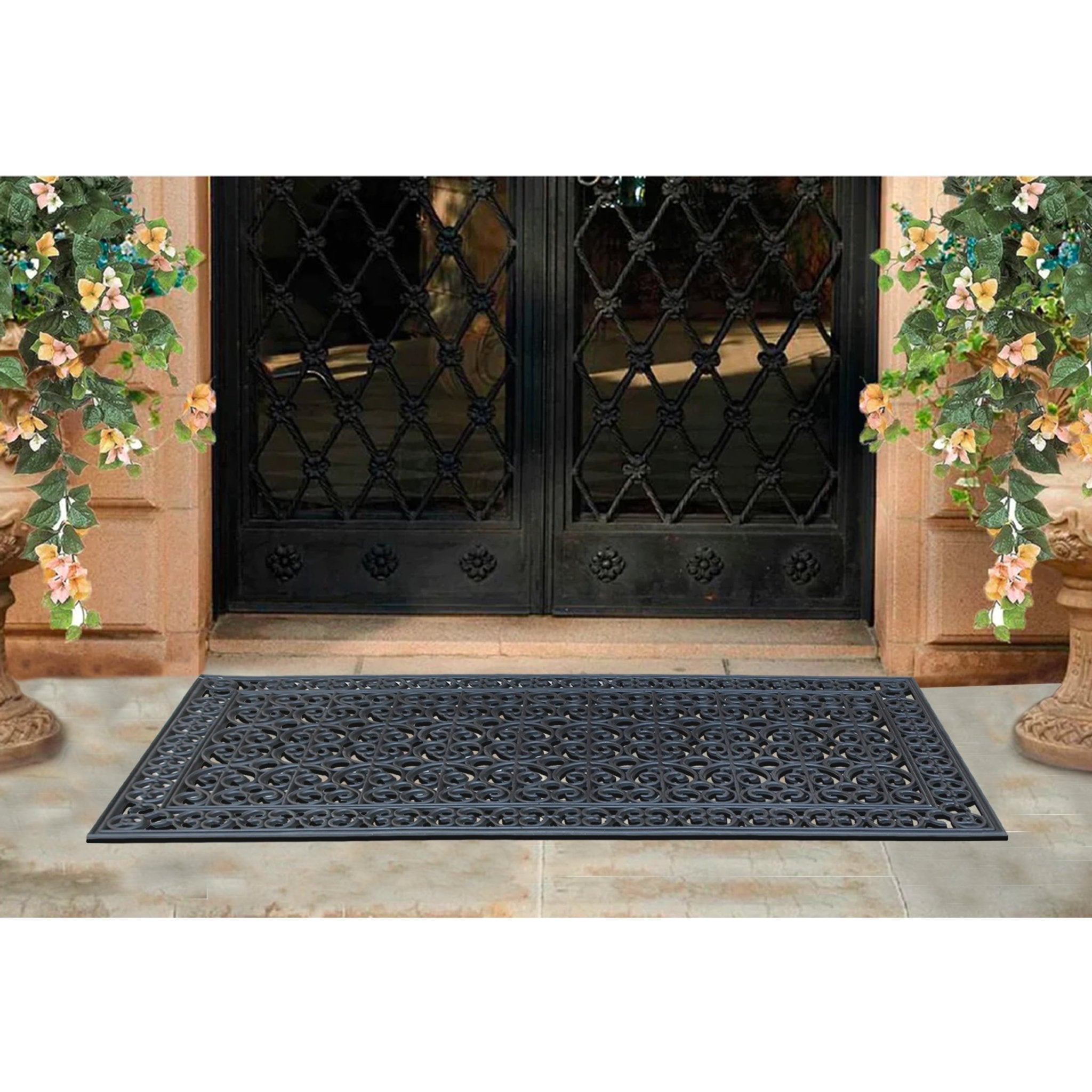 Grandeur Court Large Rubber Doormat 30"X60" - DelaraHome