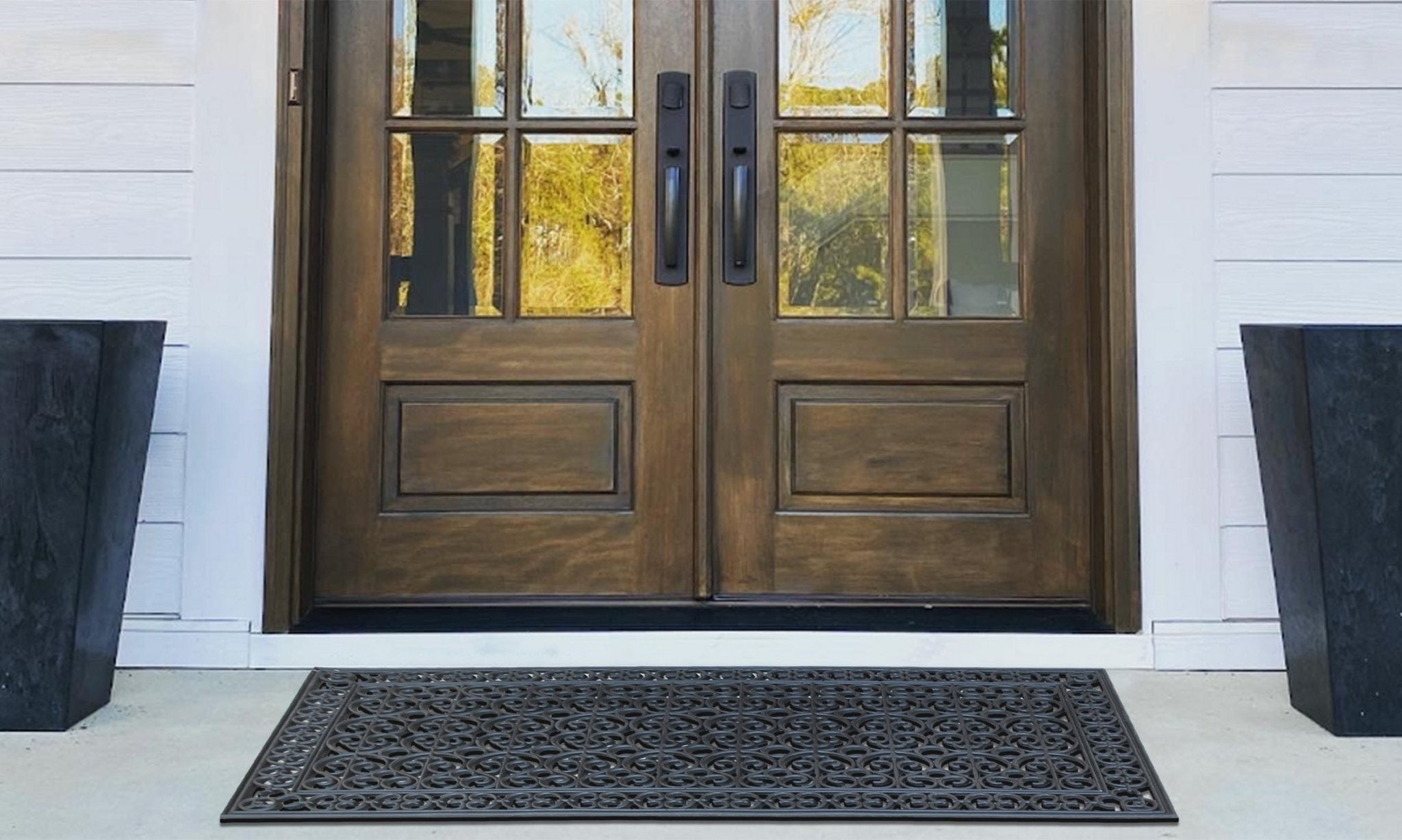 Grandeur Court Large Rubber Doormat 30"X60" - DelaraHome