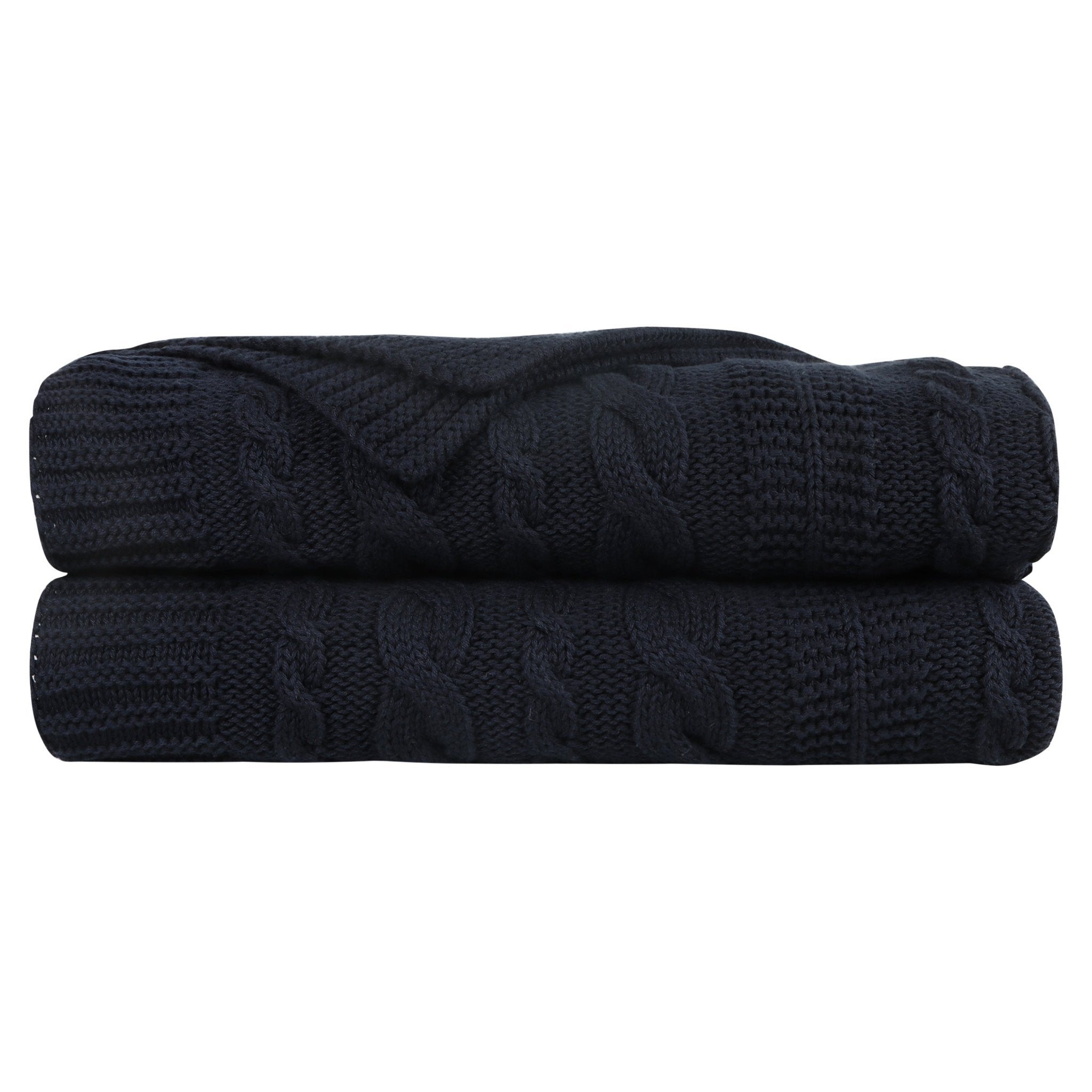 Organic Cotton Cable Knit Throw – Delara